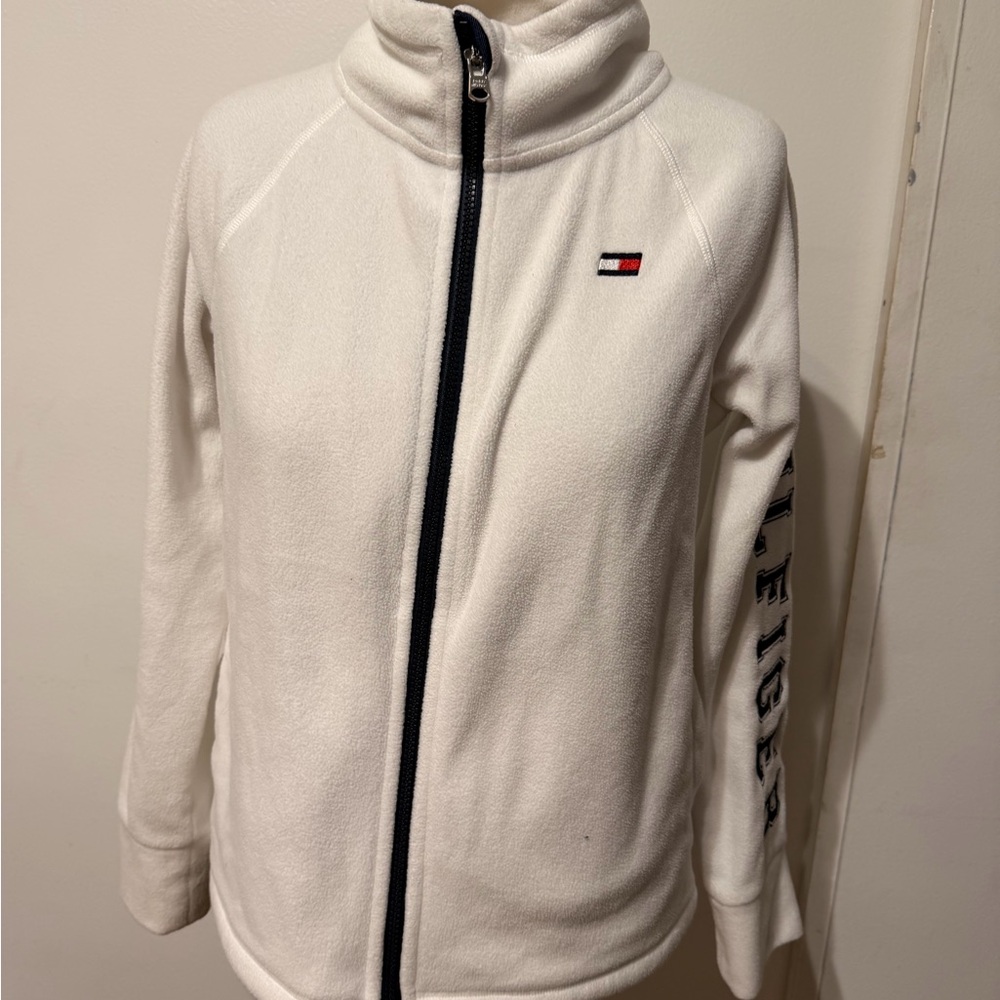 Tommy Hilfiger Ivory Zip-Up Fleece